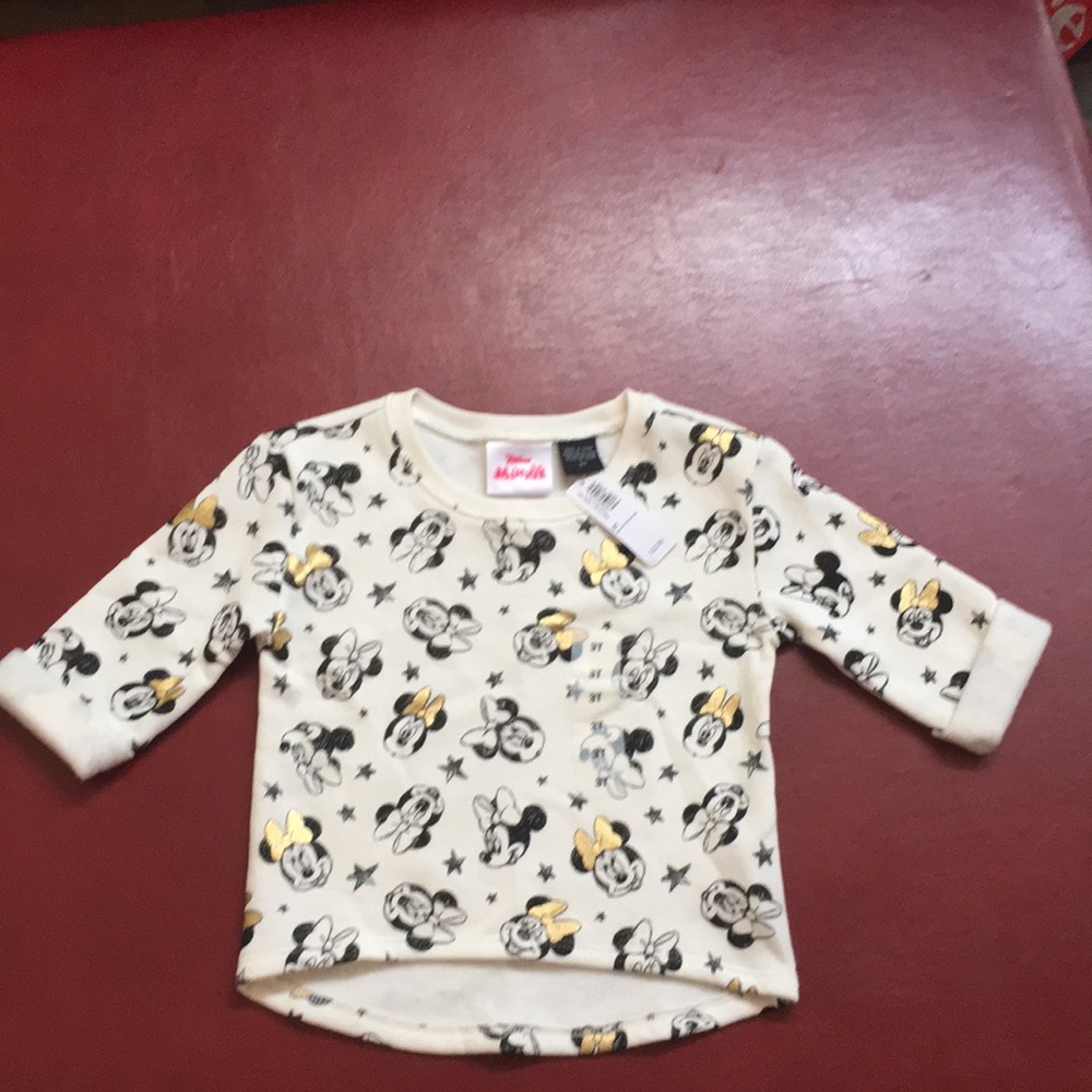❤️🔥NWT Disney Minnie Mouse girls 3T  sweatshirt😍